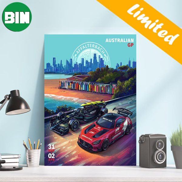 Australian GP F1 31 Mar – 02 Apr 2023 Get Ready To Soak Up Some Melbourne Vibes Poster-Canvas