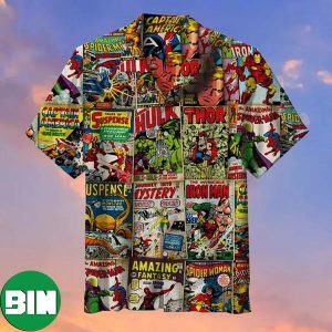 Avengers Comics Cover Summer Hawaiian Shirt