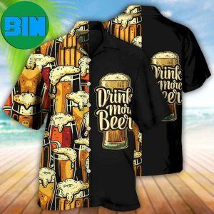 Beer Favorite Drink More Beer Tropical Hawaiian Shirt