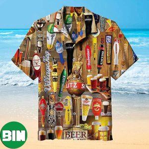 Beer Taps Hawaiian Summer Shirt