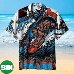 Big Foot Surfing Summer Hawaiian Shirt