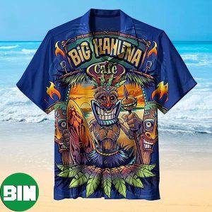 Big Kahuna Cafe Tiki Summer Hawaiian Shirt