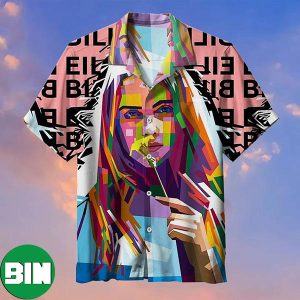 Billie Eilish Mix Color Summer Hawaiian Shirt