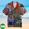 Black Angus American Flag Tropical Hawaiian Shirt