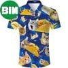 Captain Cat Riding Dinosaur Summer Hawaiian Shirt