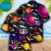 Bowling Neon Space Strike The Universe Tropical Hawaiian Shirt