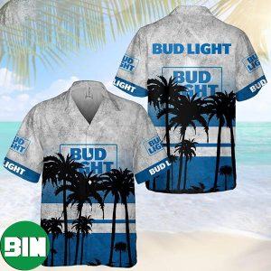Bud Light Palm Tree Summer Hawaiian Shirt