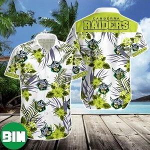 Canberra Raiders Tropical Hawaiian Shirt