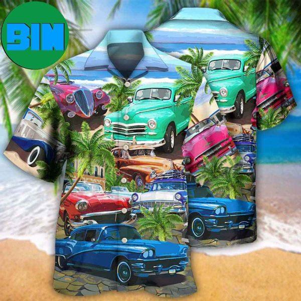 Car Classic Make Me Happy Love Beach Summer Hawaiian Shirt