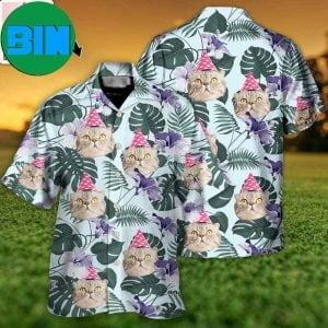 Cat You Want Tropical Custom Photo Hawaiian Shirt