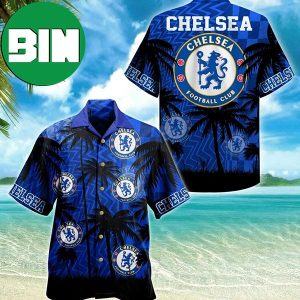 Chelsea FC Palm Tree Summer Hawaiian Shirt