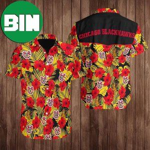 Chicago Blackhawks News Summer Tropical Hawaiian Shirt