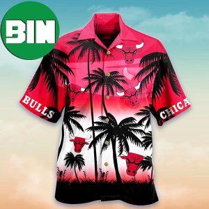 Chicago Bulls Palm Tree Summer Hawaiian Shirt