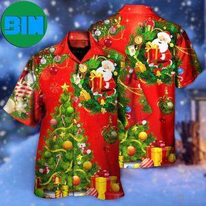 Christmas Tree Red Style Hawaiian Shirt