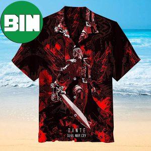 Classic Dante From Devil May Cry Game Summer Hawaiian Shirt