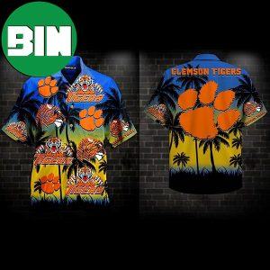 Clemson Tiger Palm Tree Summer NCAA Hawaiian Shirt