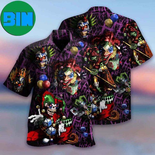 Clown Smile Style Summer Hawaiian Shirt