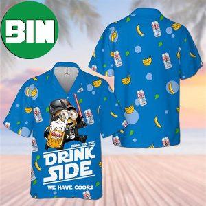 Coors Light Minion Drink Side Summer Hawaiian Shirt