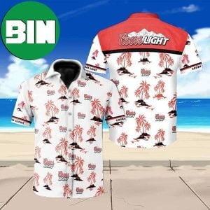Coors Light Summer Button Up Hawaiian Shirt