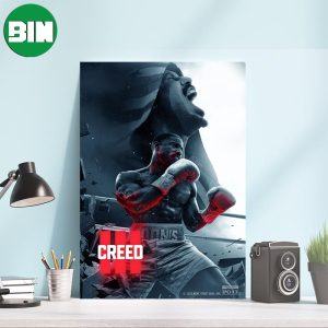 Creed 3 New Poster The Duality Of Life For A Champion Canvas-Poster
