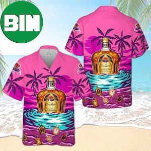 Crown Royal Palm Tree Beach Summer Hawaiian Shirt