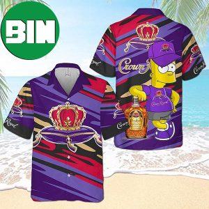 Crown Royal The Simpson Family Summer Hawaiian Shirt