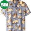 Cute Dogs I Love Pugs Summer Hawaiian Shirt