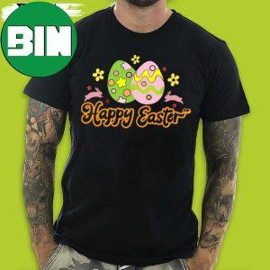 Cute Easter Eggs Happy Easter Day 2023 T-Shirt
