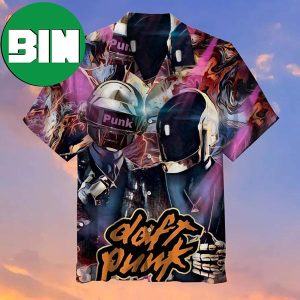 Daft Punk Helmet Summer Hawaiian Shirt