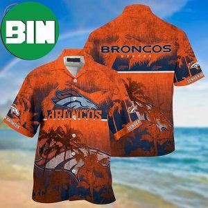 Denver Broncos Summer Palm Tree Hawaiian Shirt