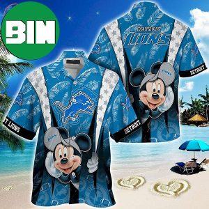 Detroit Lions Mickey Mouse Disney Summer Hawaiian Shirt