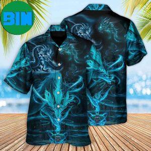 Dragon Blue Lighting And The Witch Summer Hawaiian Shirt