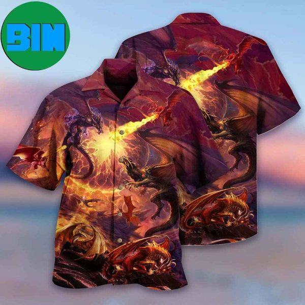 Dragon The War Never Ends Summer Hawaiian Shirt