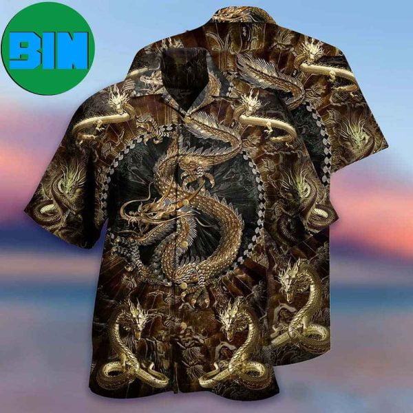 Dragon Vintage Love Life Tropical Hawaiian Shirt