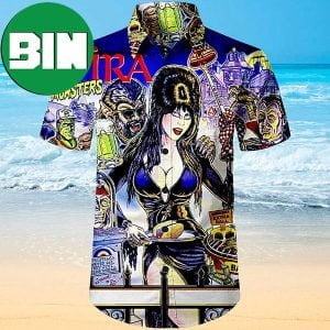 Elvira Pinball Unisex Summer Hawaiian Shirt