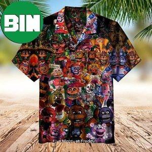 Five Nights At Freddy’s Characters Summer Hawaiian Shirt