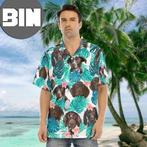 German Shorthaired Pointer Men’s Hawaiian Shirt