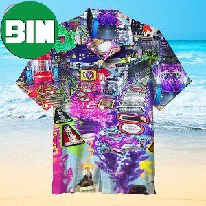 Ghost Busters Pinball Universal Colorful Summer Hawaiian Shirt