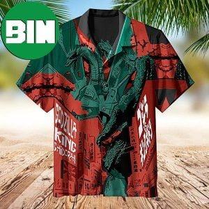 Godzilla vs Mecha King Ghidorah Summer Hawaiian Shirt