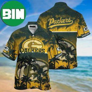 Green Bay Packers Palm Tree Summer Hawaiian Shirt