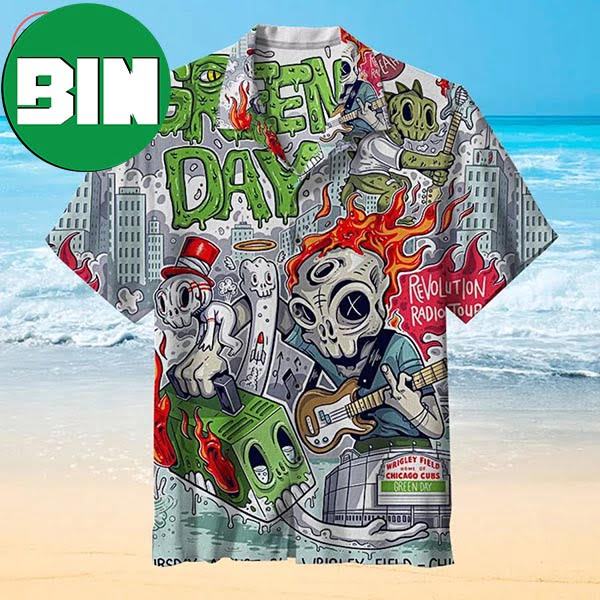 Green Bay Packers Print Graffiti Summer Hawaiian Shirt - Binteez