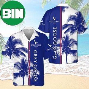 Grey Goose Vodka Palm Tree Summer Hawaiian Shirt