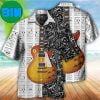 Guitar Love Life Style Cool Tropical Hawaiian Shirt