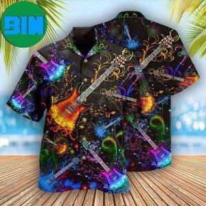 Guitar Gowhere The Guitar Takes You Tropical Hawaiian Shirt