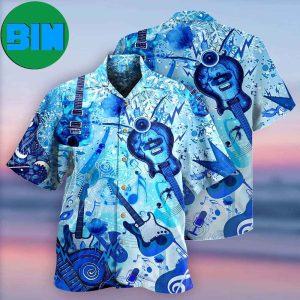 Guitar Music So Cool Style Tropical Hawaiian Shirt