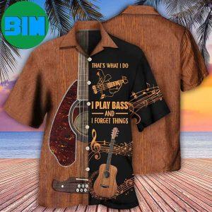 Guitar That’s What I Do I Play Bass Tropical Hawaiian Shirt