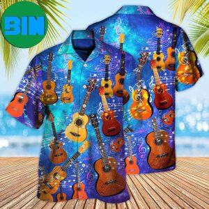 Guitar Ukulele Love Forever Style Tropical Hawaiian Shirt