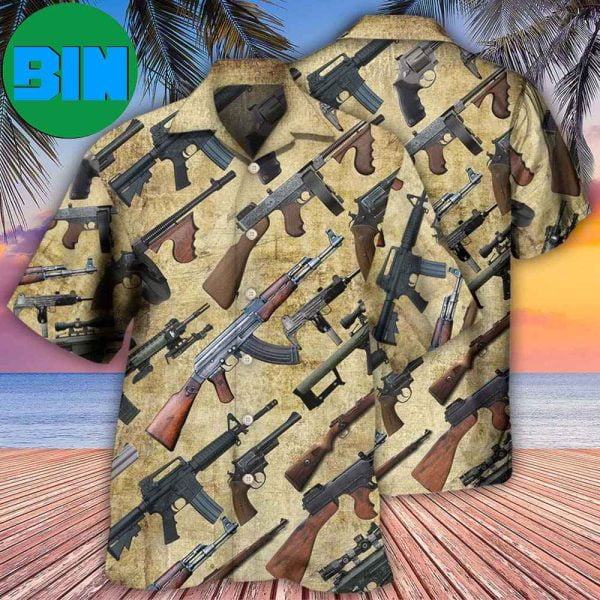 Gun It’s All About Guns Summer Hawaiian Shirt