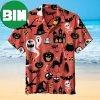 Halloween Horror Villians Tropical Summer Hawaiian Shirt