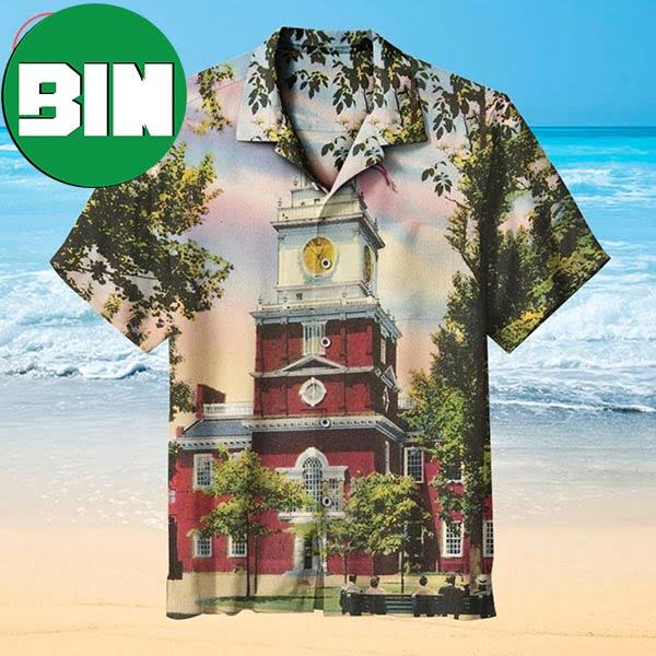 Independence National Historical Park Summer Hawaiian Shirt